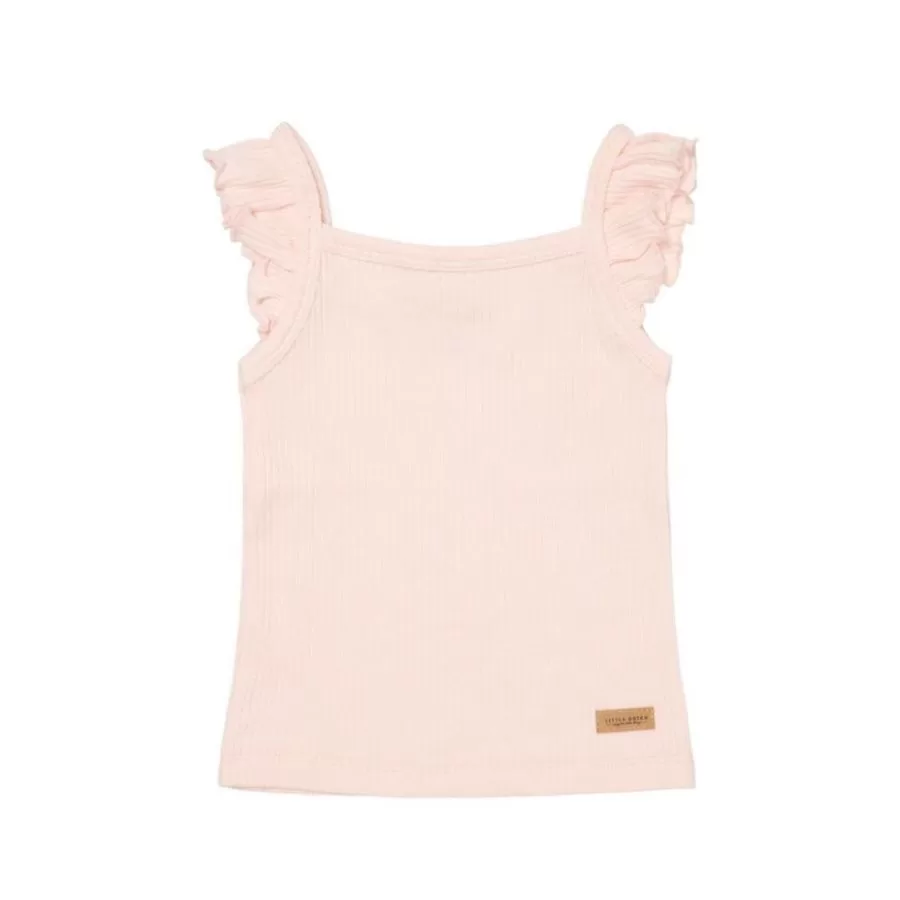 camiseta manga corta rosa niña bebe