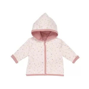 chaqueta reversible rosa bebe niña
