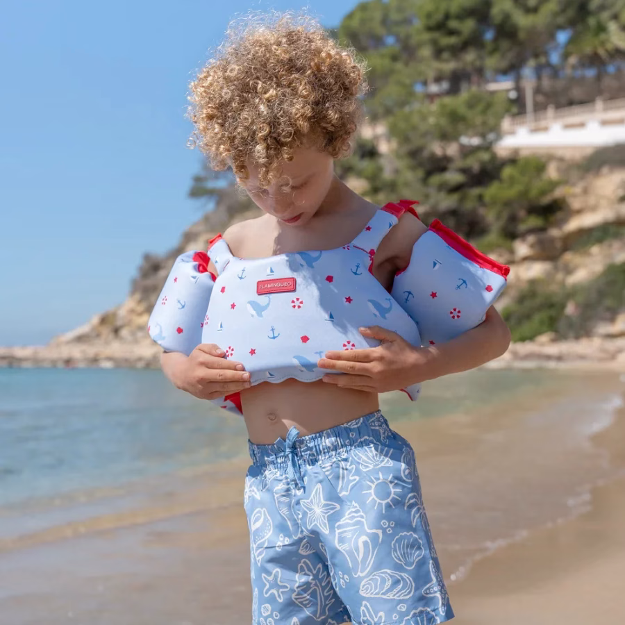 chaleco flotador con mangas verano playa
